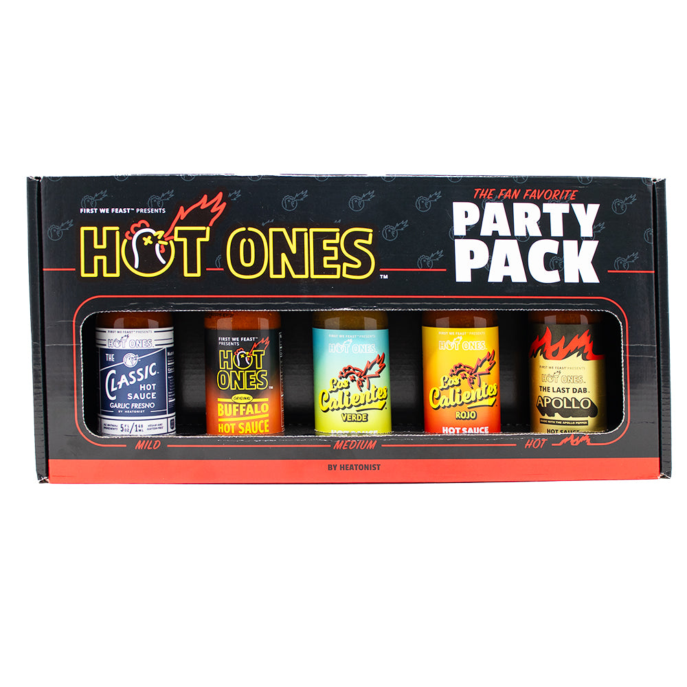 Hot Ones Party Pack 5 Pack - 1 Box