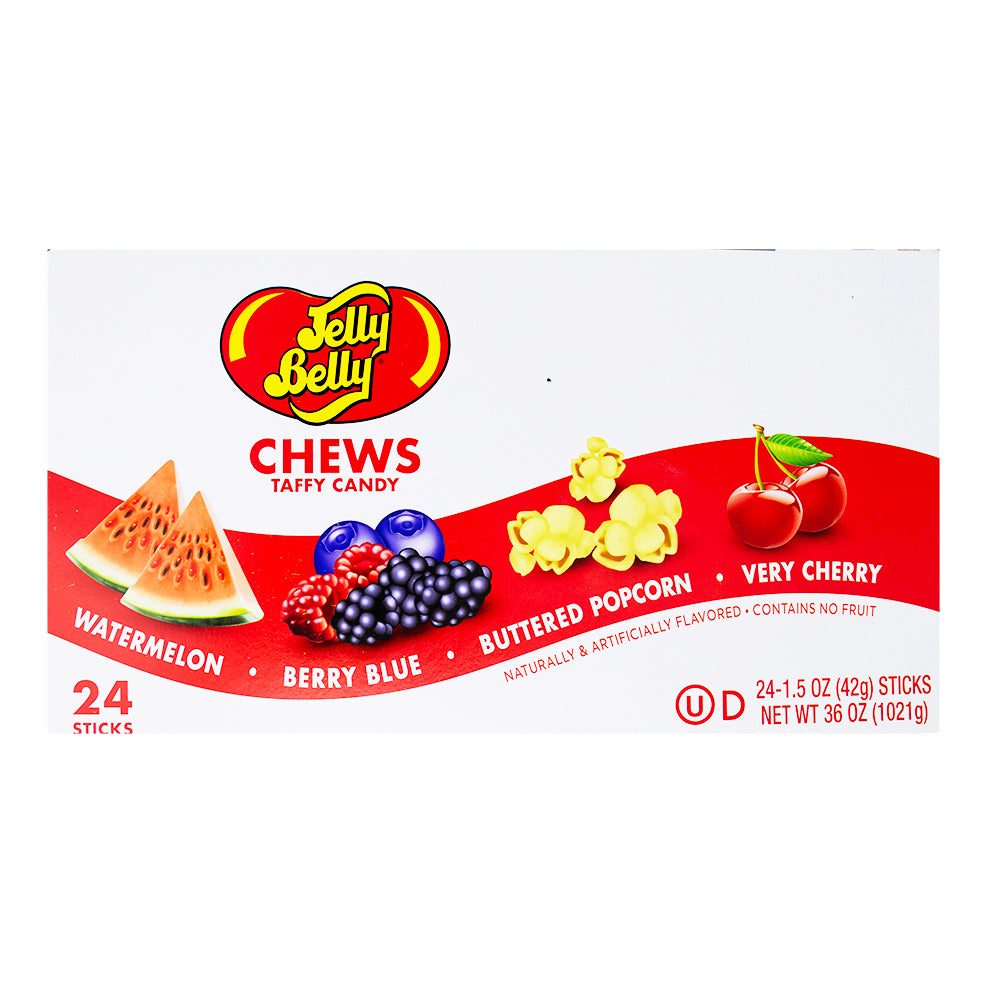 Jelly Belly Chews 1.5oz - 24 Pack