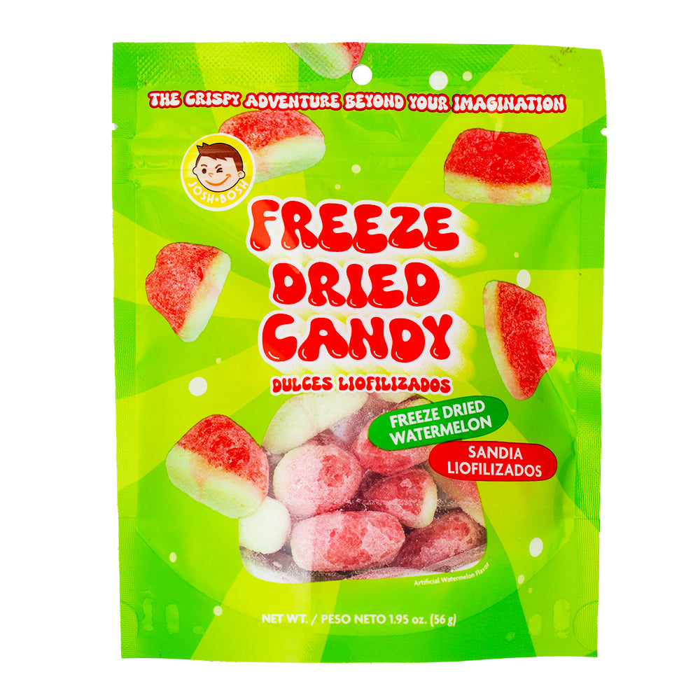 Josh Bosh - Freeze Dried Candy - Watermelon 1.95oz - 24 Pack