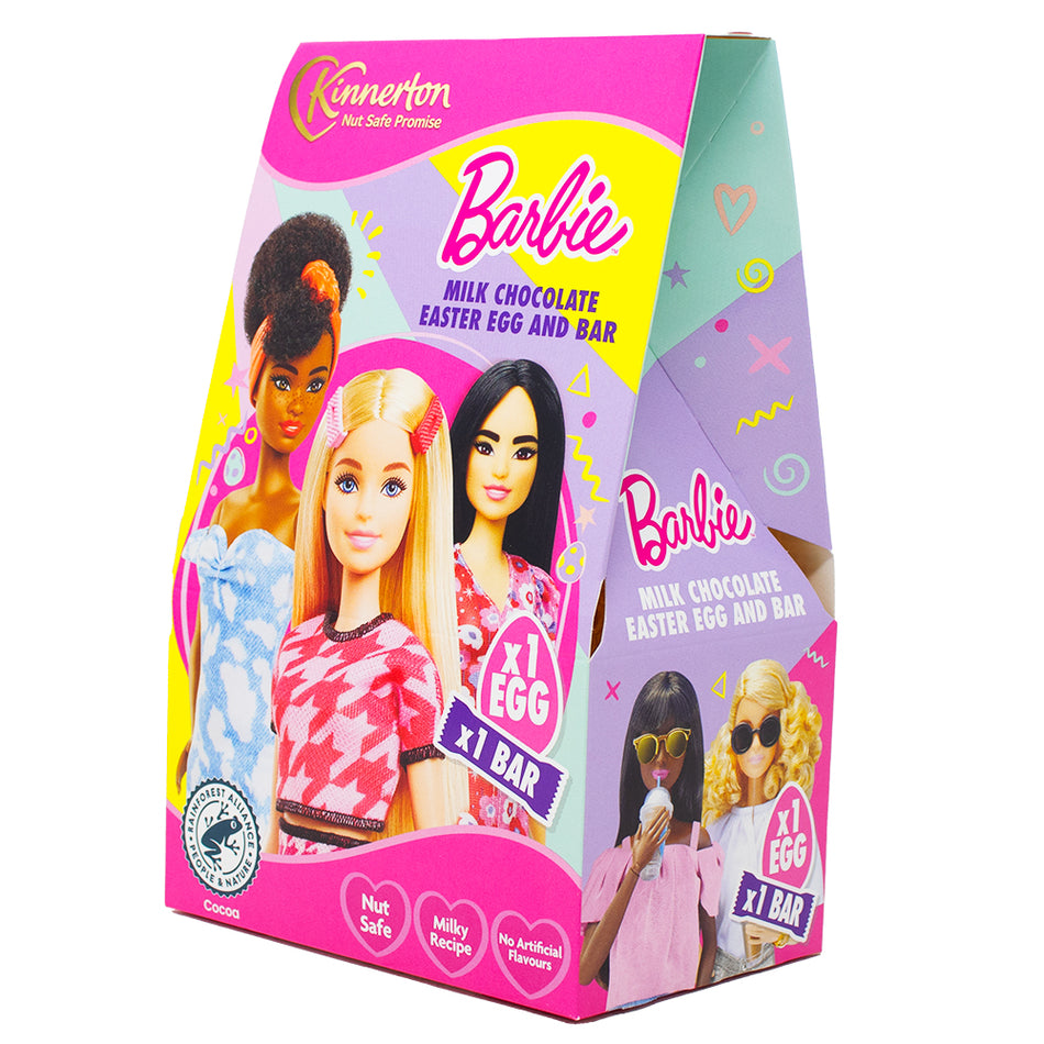 Kinnerton Barbie Egg & Bar 62g - 9 Pack