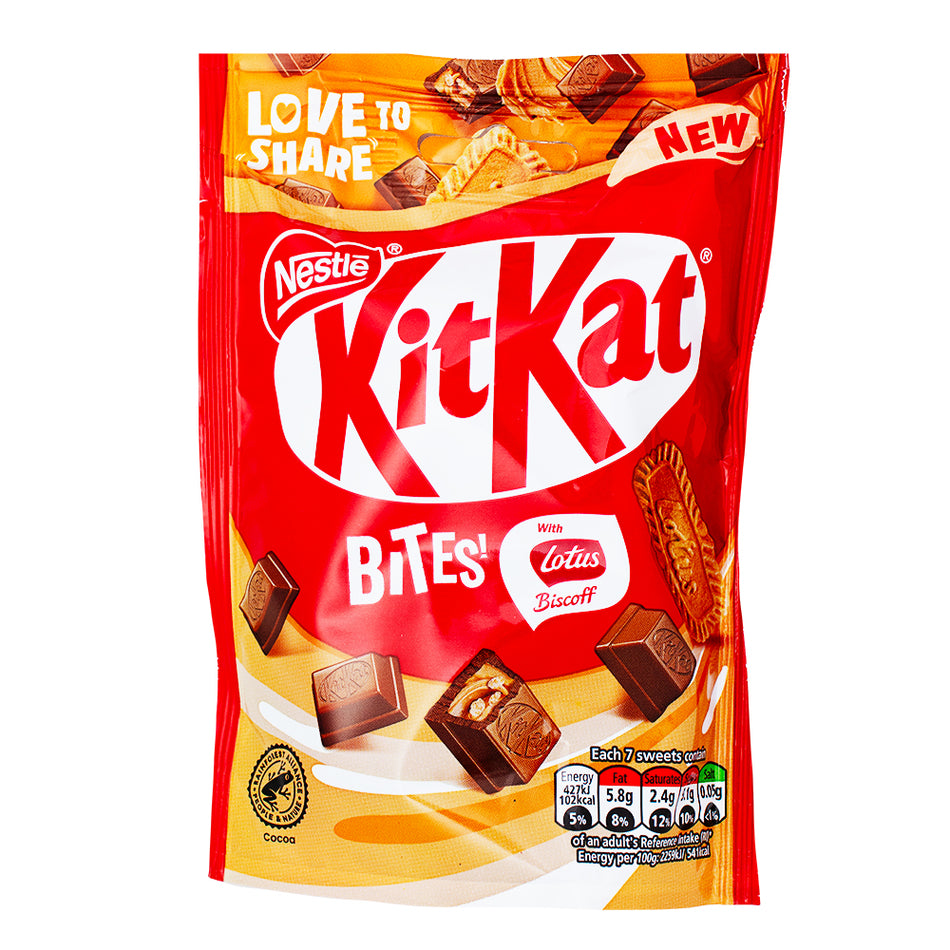 Kit Kat Bites with Lotus Biscoff (UK) 90g - 8 Pack