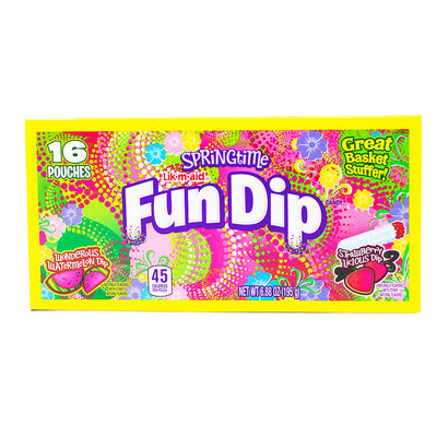 Fun Dip Springtime Watermelon/Strawberry 16 Pouches - 1BoxFun Dip Springtime Watermelon/Strawberry 16 Pouches - 1Box