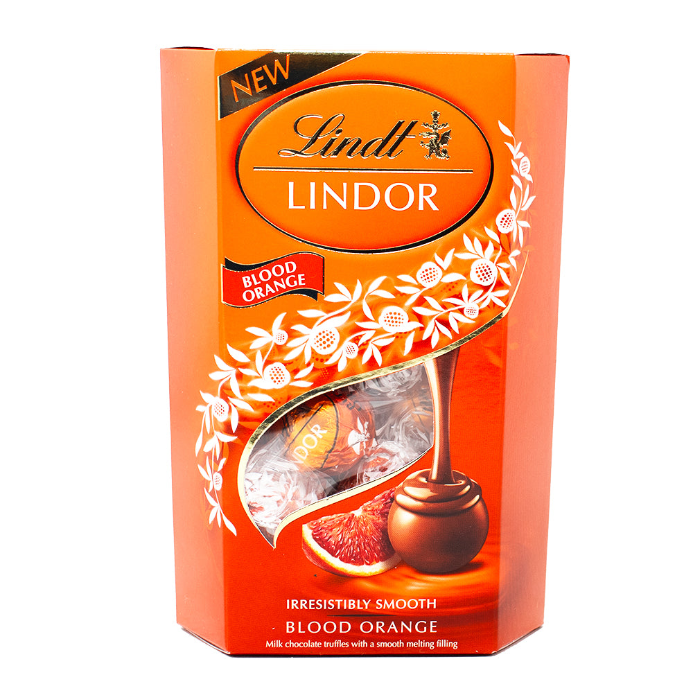 Lindt Lindor Milk Blood Orange Gift Box (UK) 200g - 1 Pack