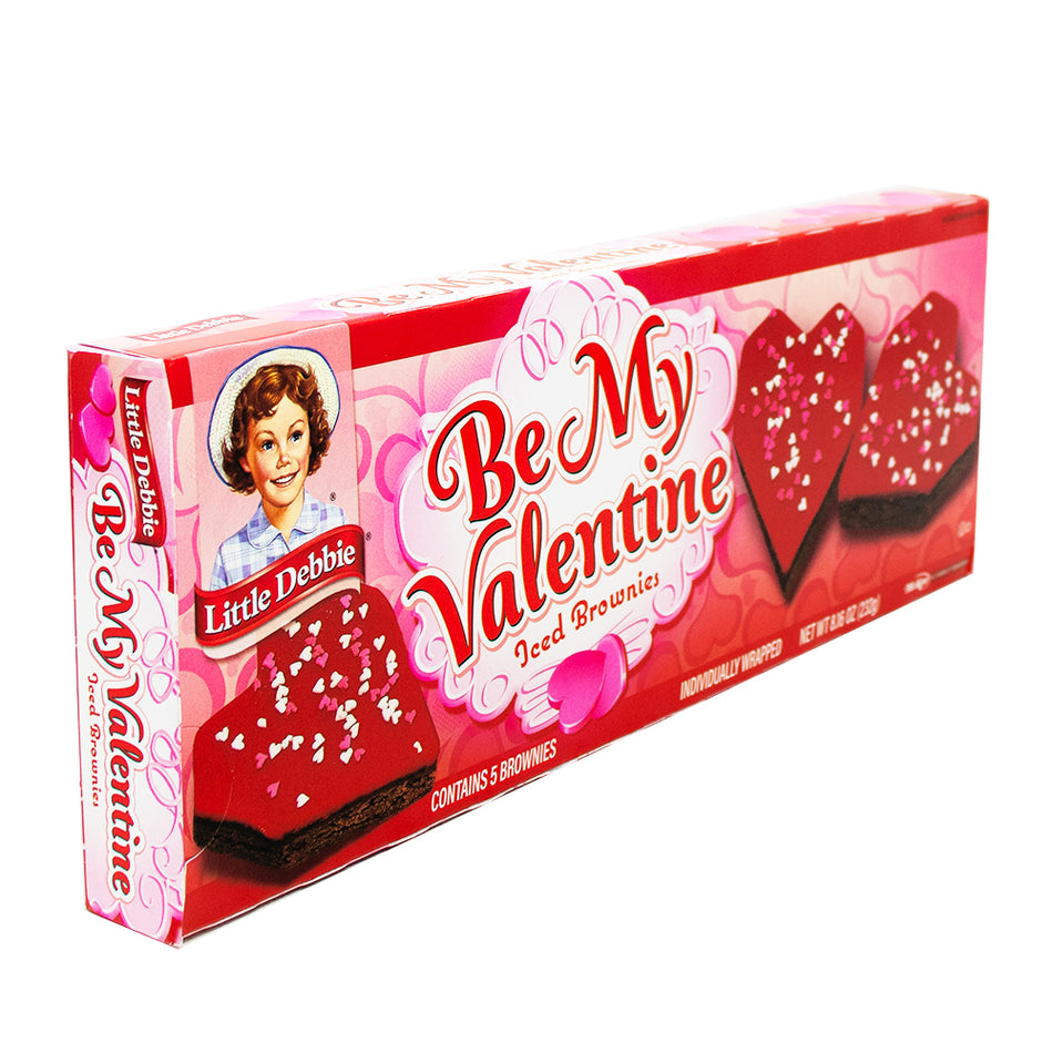 Little Debbie Valentine Brownies (5 Pieces) 232g - 1 Box