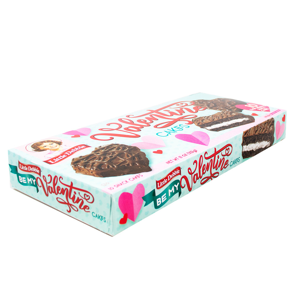 Little Debbie Valentine Chocolate Heart Cakes (10 Pieces) 312g - 1 Box 