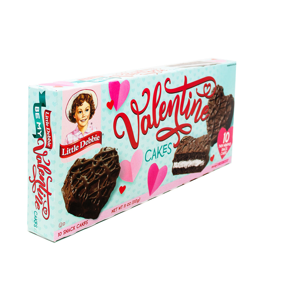 Little Debbie Valentine Chocolate Heart Cakes (10 Pieces) 312g - 1 Box