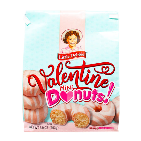 Little Debbie Valentine Mini Donuts 253g - 1 Box