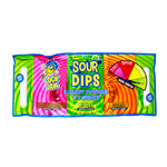 Lock Jaw 3 Piece Dips Sour Powder Sticks 1.41oz - 18 Pack 