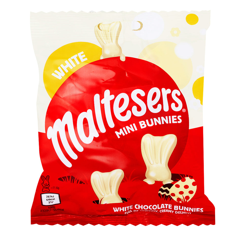 Maltesers White Mini Bunnies (UK) 58g - 24 Pack