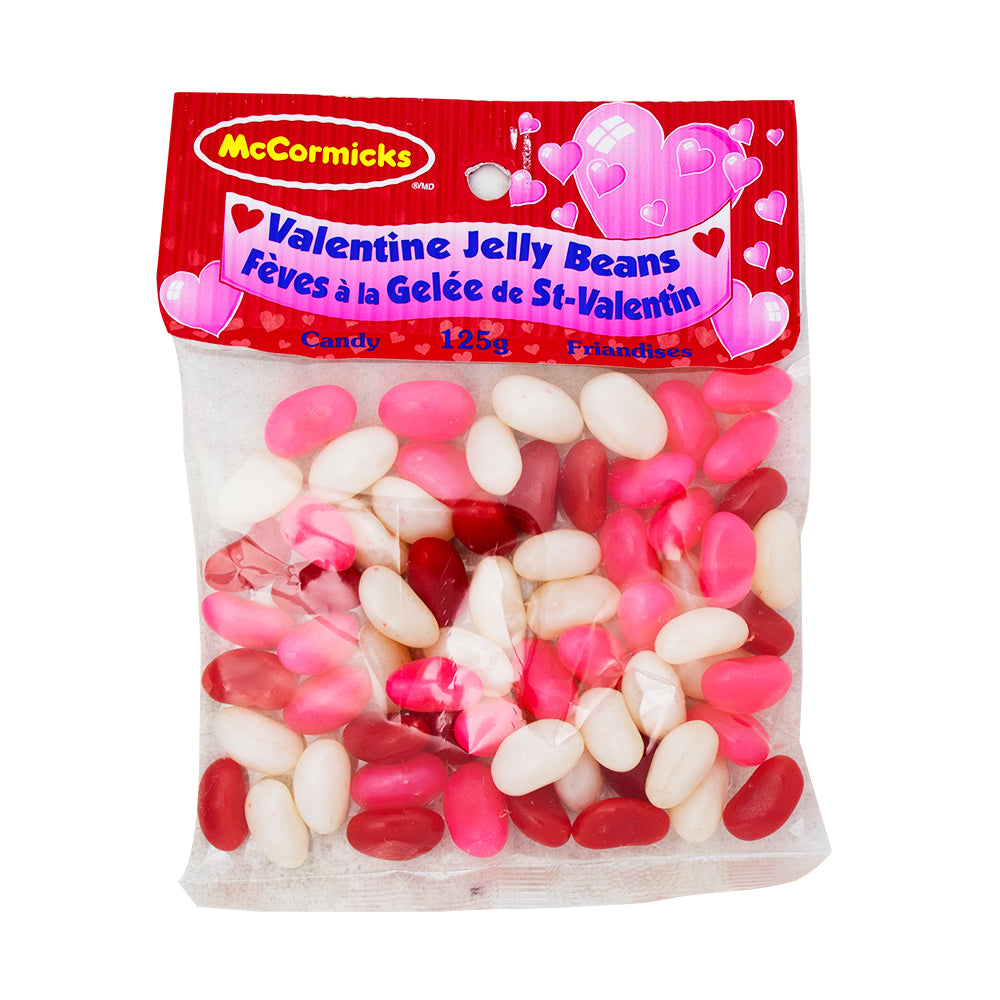 McCormick's Valentine Jelly Beans 125g  - 12 Pack - McCormick's Candy - Canadian Candy - Jelly Beans - Valentine's Day - Wholesale Candy - Candy Store