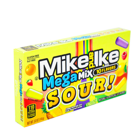 Mike and Ike Mega Mix Sour Candy 5oz - 12 Pack