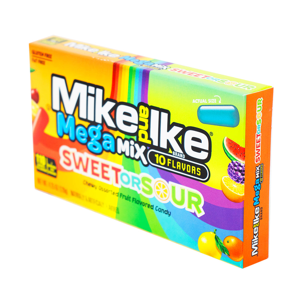 Mike and Ike Mega Mix Sweet or Sour 4.25oz - 12 Pack