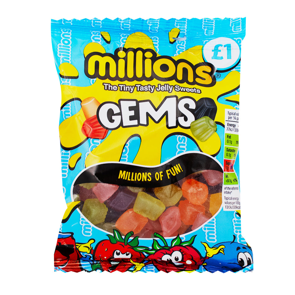 Millions Gems 120g - 12 Pack\