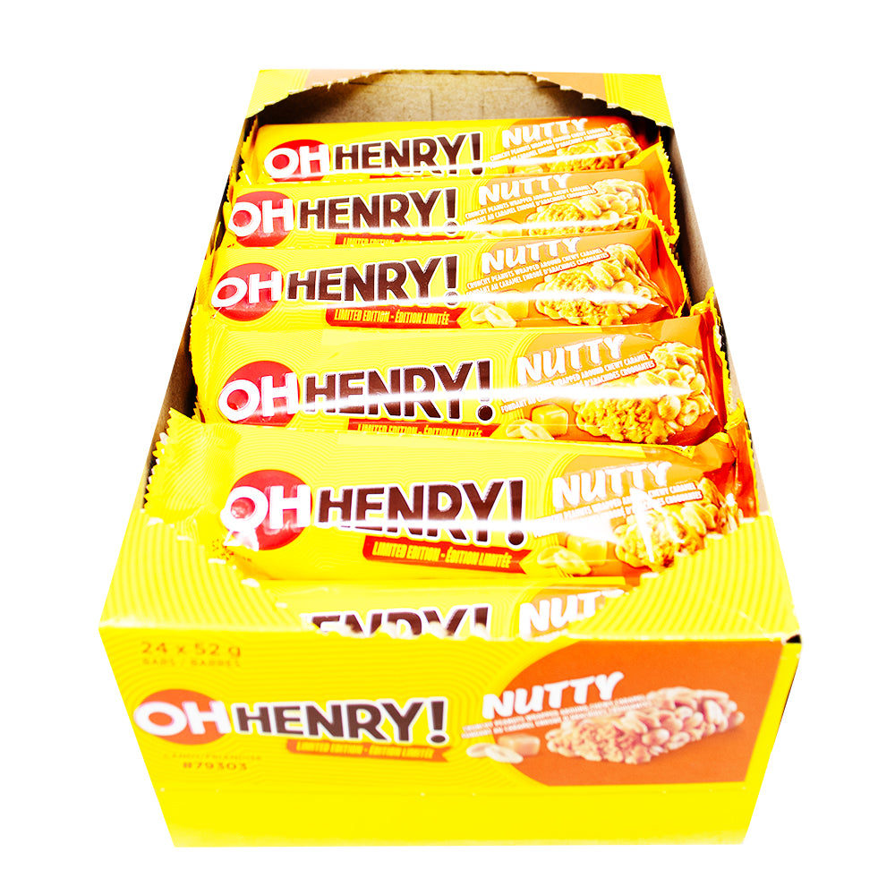 Oh Henry! Nutty Bar 52g - 24 Pack
