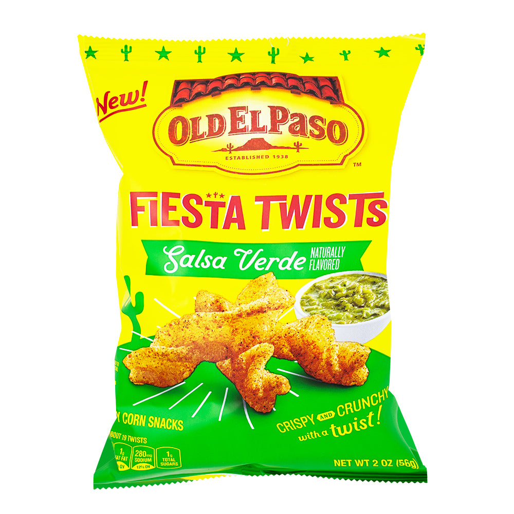 Old El Paso Fiesta Twists Salsa Verde 2oz - 6 Pack