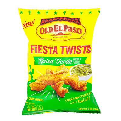 Old El Paso Fiesta Twists Salsa Verde 2oz - 6 Pack