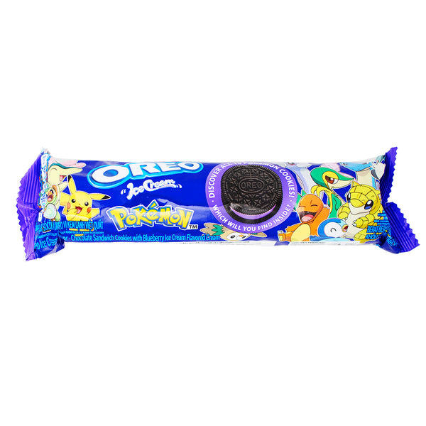 Oreo Pokemon Blueberry Ice Cream Cookies (Indonesia) - 119.6g  24 Count