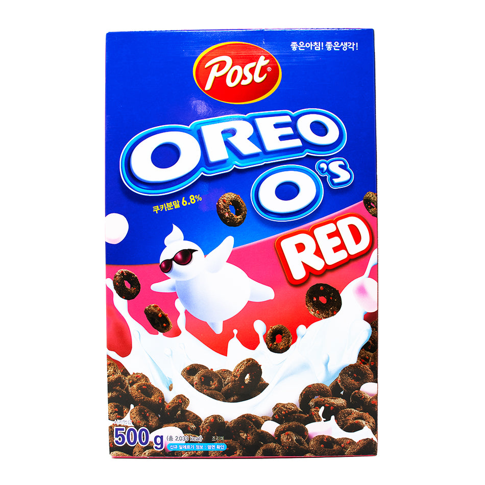 Oreo O's Red Chocolate Strawberry Cereal (Korea) - 500g - 1 Pack