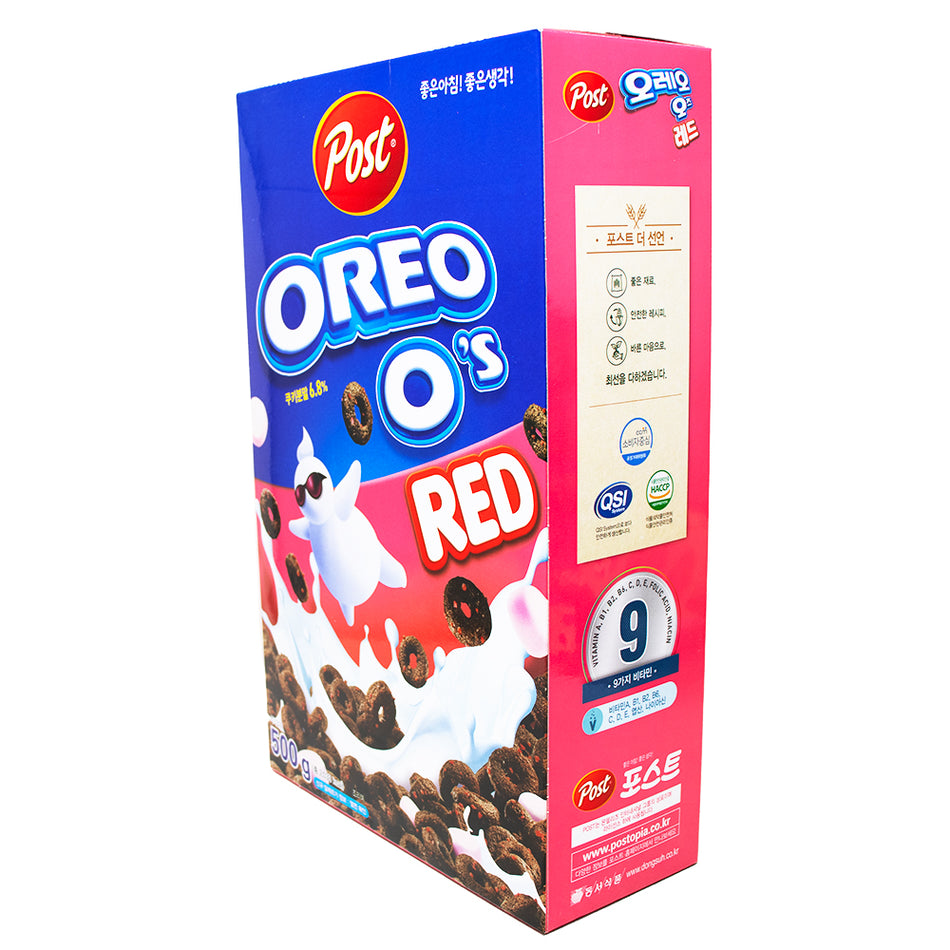 Oreo O's Red Chocolate Strawberry Cereal (Korea) - 500g - 1 Pack\\