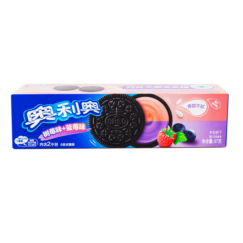 Oreo Raspberry & Blueberry Fusion (China) 97g - 24 Pack