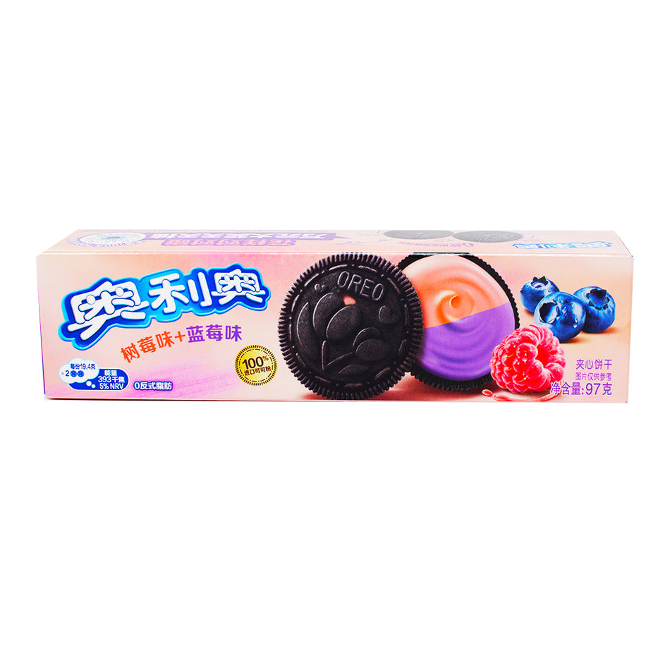 Oreo Raspberry & Blueberry Fusion (China) 97g - 24 Pack