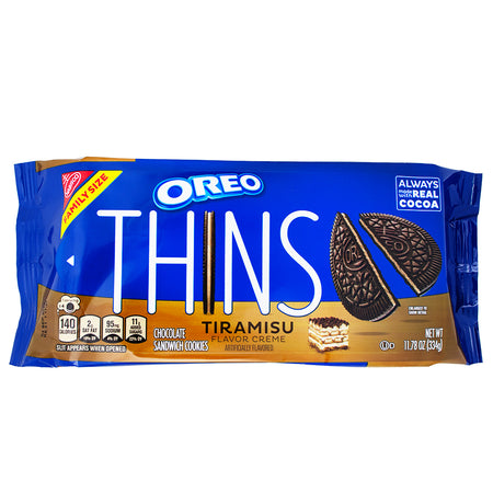 Oreo Thins Family Size Tiramisu 11.78oz - 12 Pack