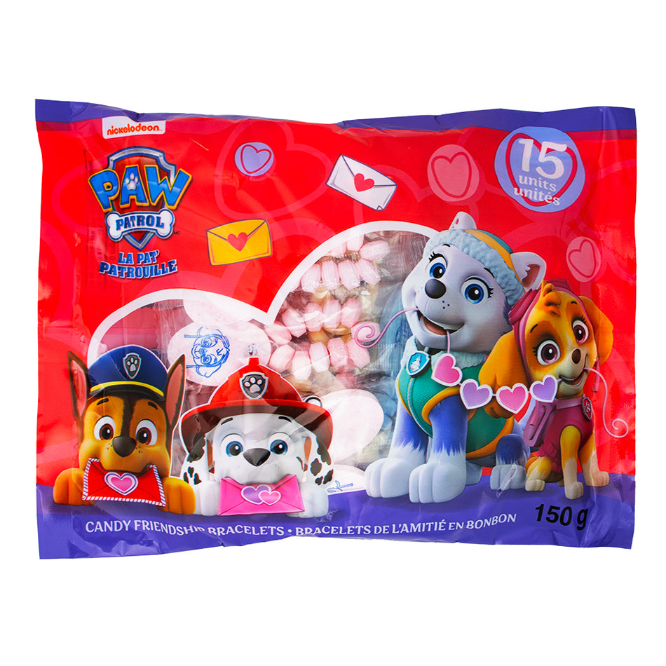 Paw Patrol Valentine's Bracelets 150g - 24 Pack