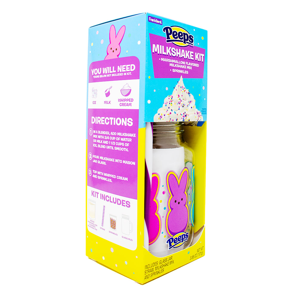 Peeps Easter Milkshake In A Jar Gift Set 3.56oz - 4 Pack