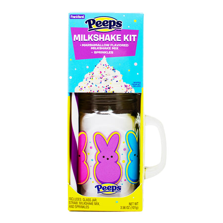 Peeps Easter Milkshake In A Jar Gift Set 3.56oz - 4 Pack