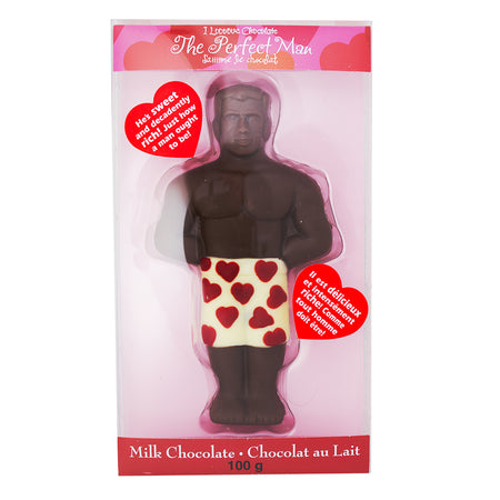 The Perfect Man Valentine's Milk Chocolate 100g - 12 Pack