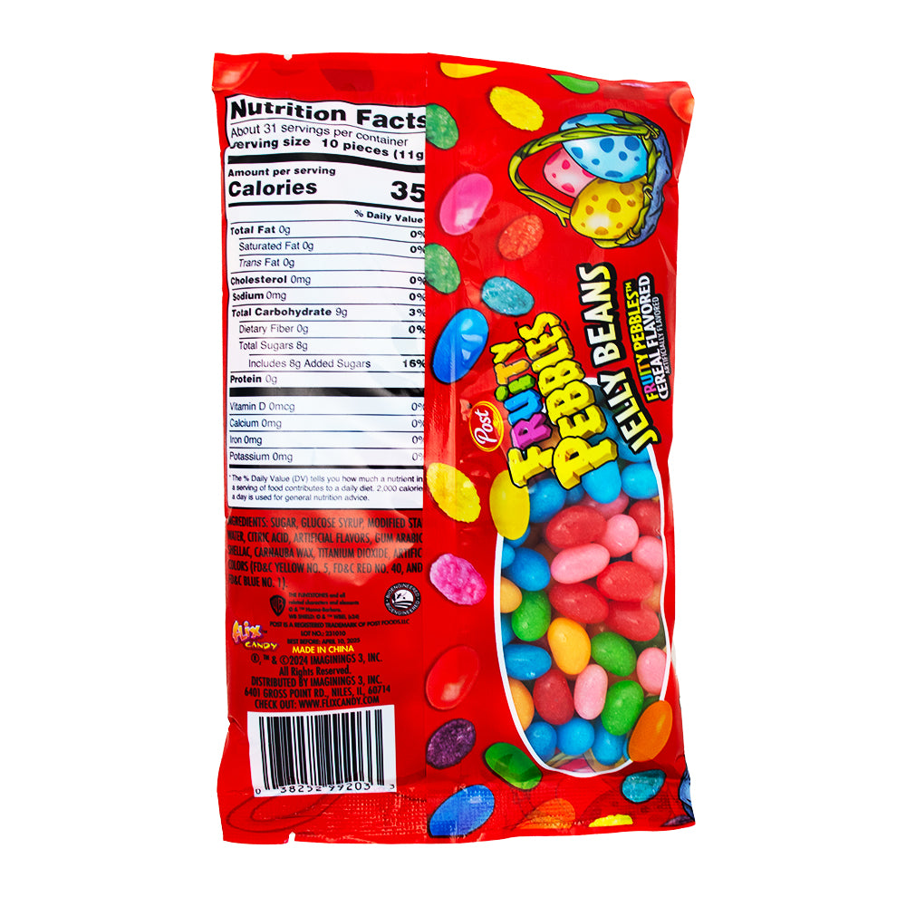 Fruity Pebbles Jelly Beans 12oz - 12 Pack Nutrition Facts Ingredients