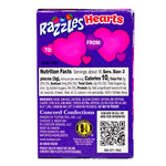 Razzles Hearts 2oz - 24 Pack Nutrition Facts Ingredients - Razzles Candy - Candy Store - Retro Candy - Valentine's Day