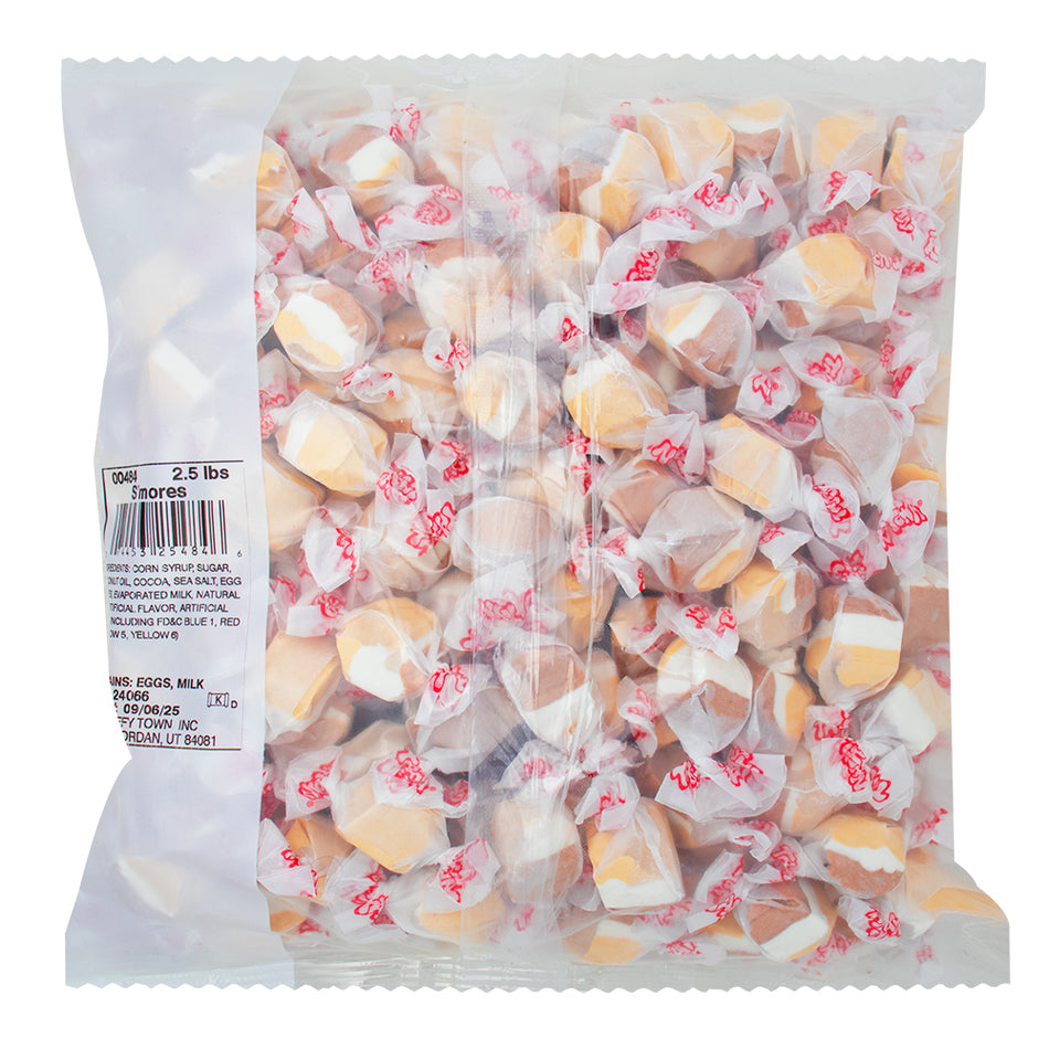 Salt Water Taffy - S'mores 2.5lb - 1 Pack  Nutrition Facts Ingredients