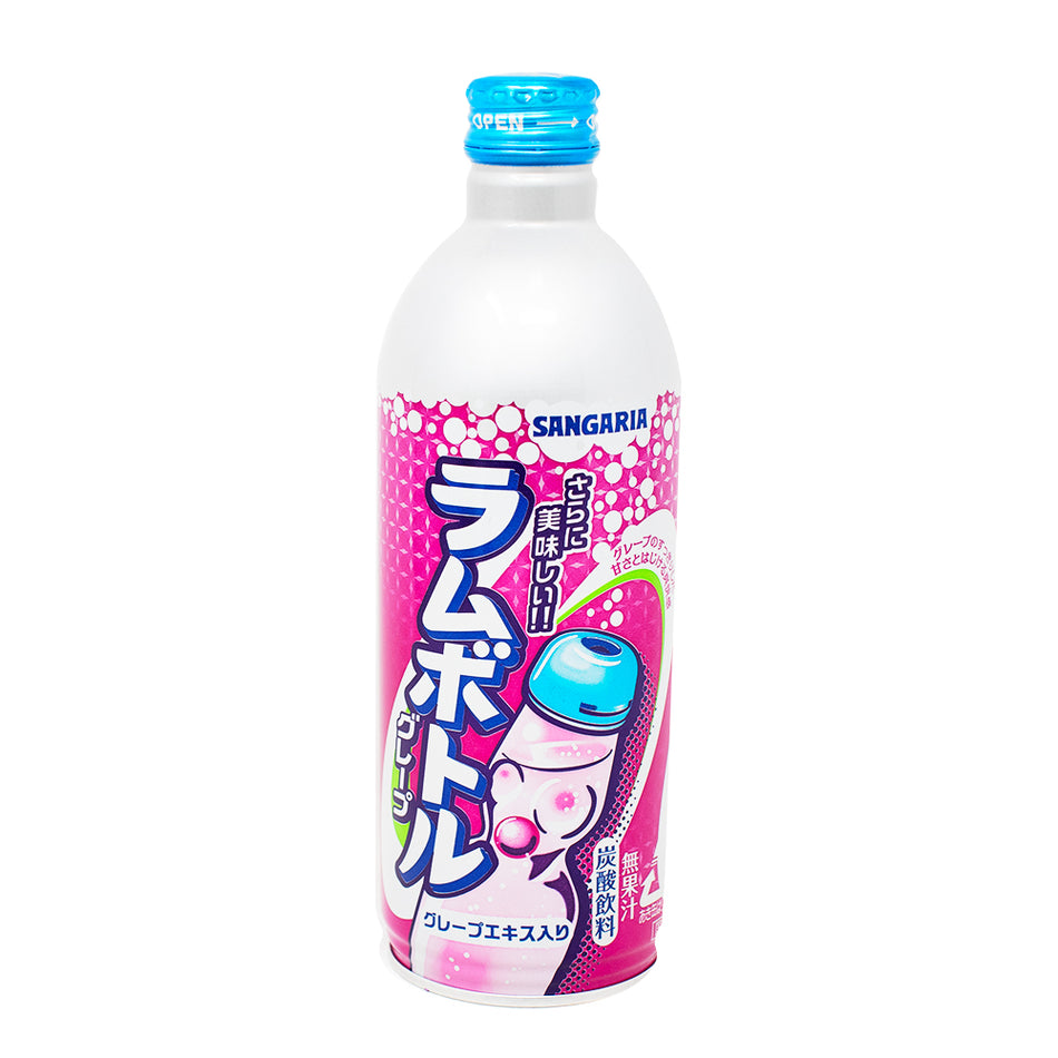 Sangaria Ramu Grape Soda (Japan) - 500mL - 24 Pack