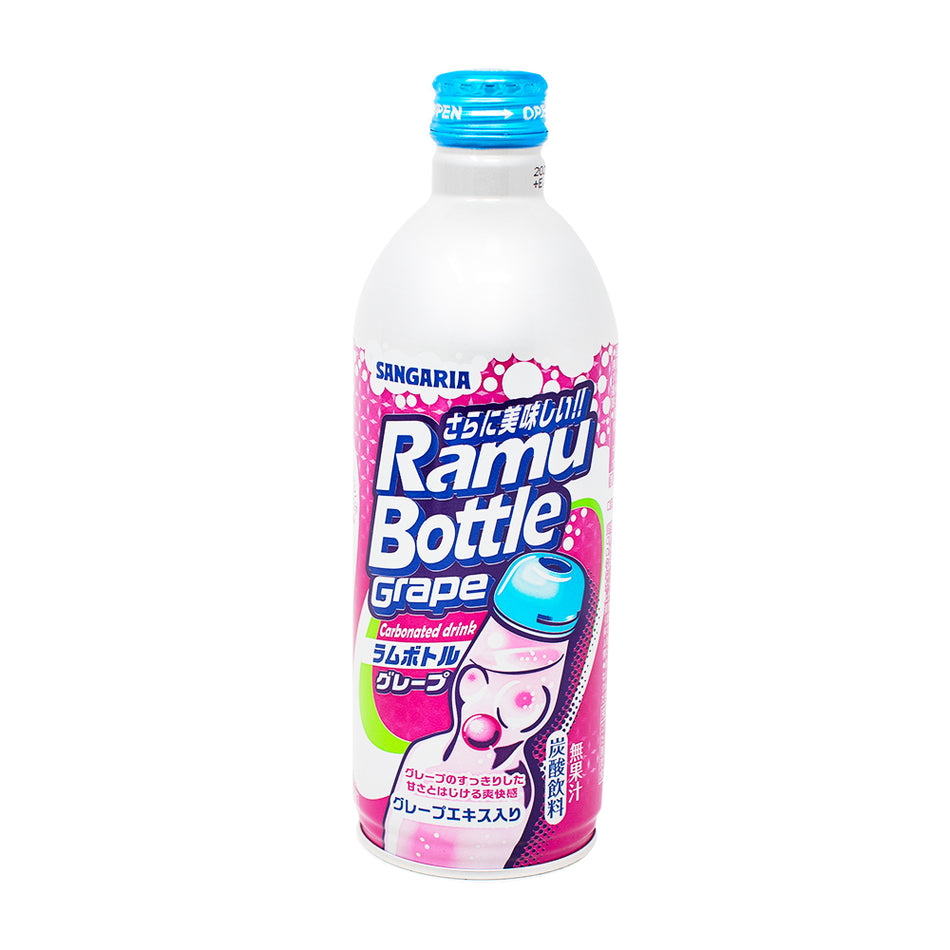 Sangaria Ramu Grape Soda (Japan) - 500mL - 24 Pack