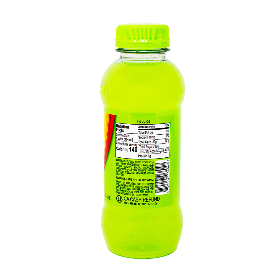 Skittles Sour Drink 414mL - 12 Pack Nutrition Facts Ingredients