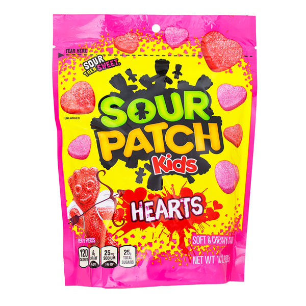 Sour Patch Kids Hearts Stand Up Bag 10oz - 6 Pack