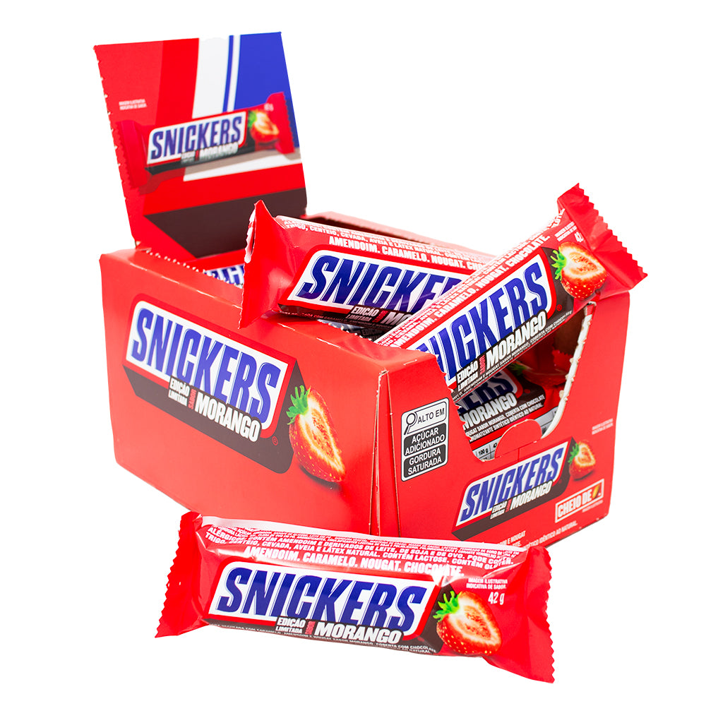 Snickers Strawberry (Brazil) 42g - 20 Pack | iWholesaleCandy.ca