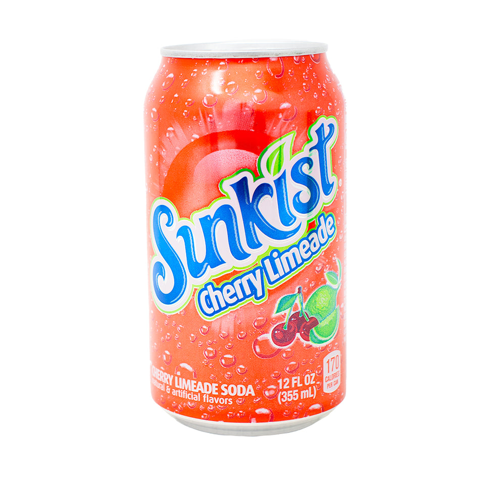 Sunkist Cherry Limeade Soda 355mL - 12 Pack