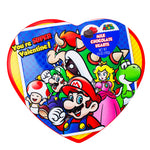 Super Mario Valentine's Heart Tin with Milk Chocolate 3.6oz - 6 Pack