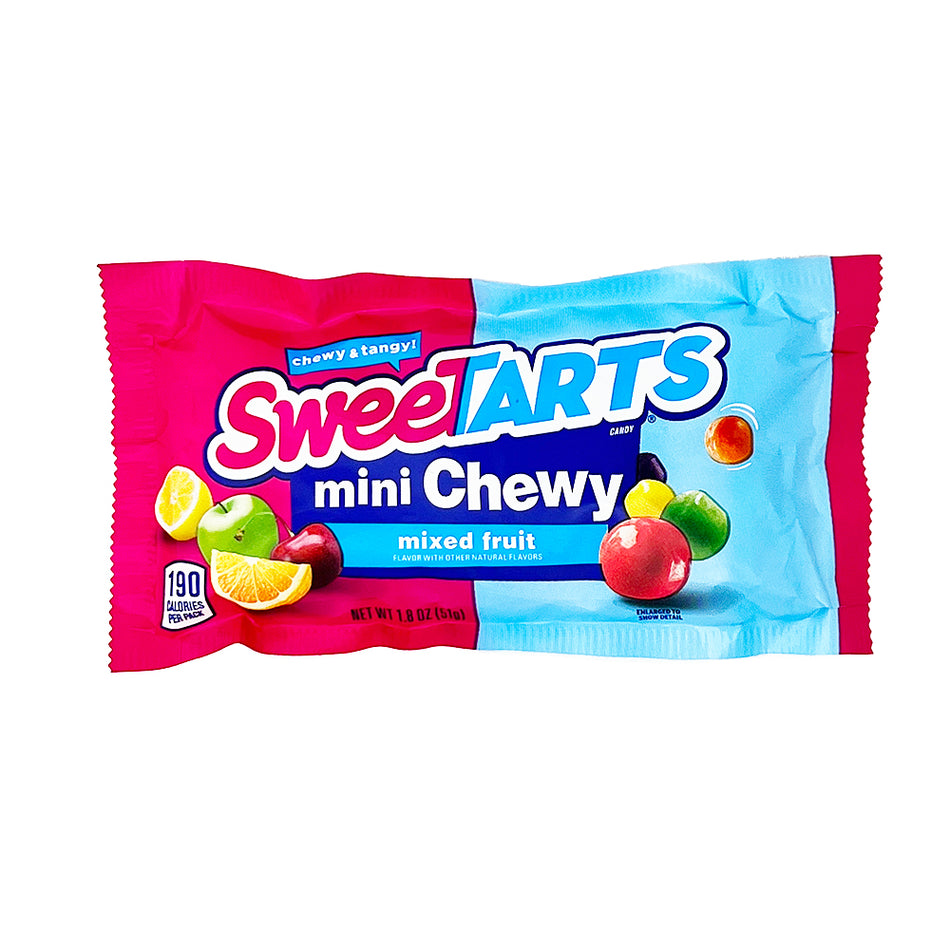 Mini Chewy Sweetarts Candy 1.8 oz - 24 Pack