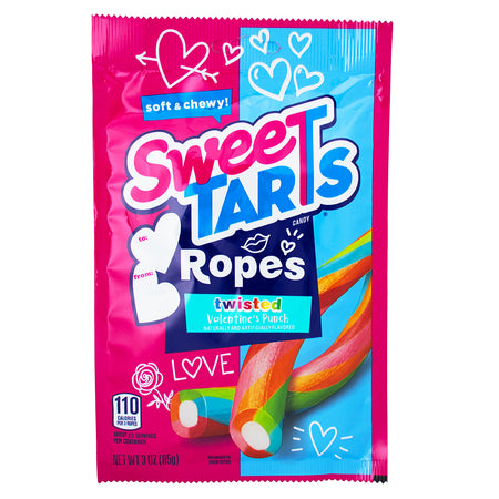 Sweetarts Rope Twisted Valentine's Punch 3oz - 12 Pack