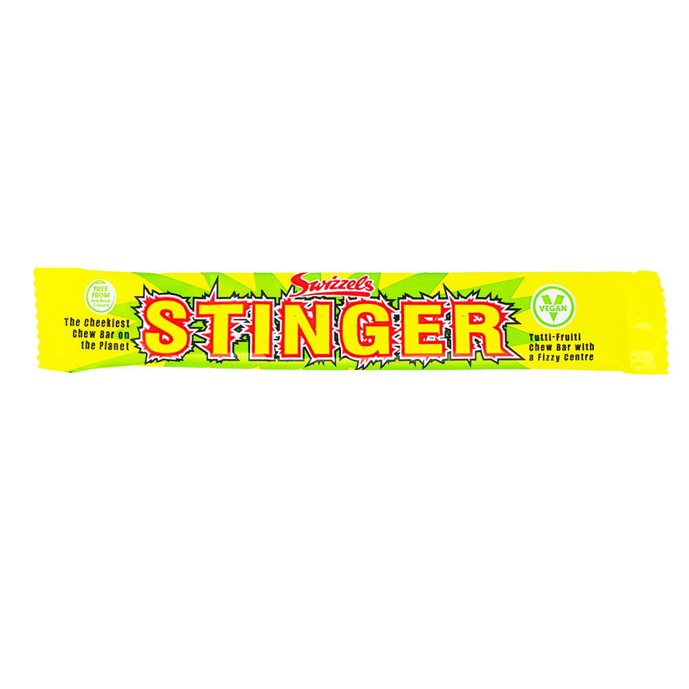 Swizzel's Stinger Chew Bar (UK) 18g - 60 Pack - British Candy - UK Candy - Candy Store