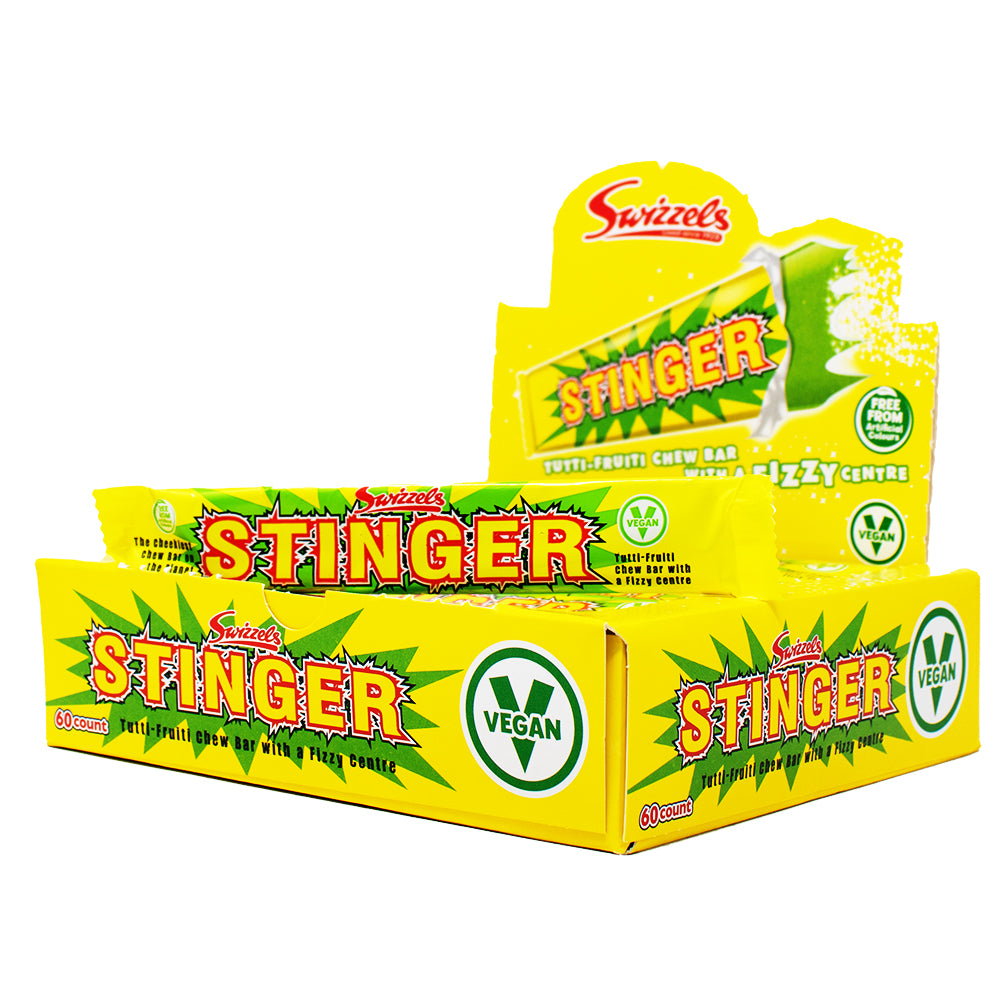 Swizzel's Stinger Chew Bar (UK) 18g - 60 Pack - British Candy - UK Candy - Candy Store