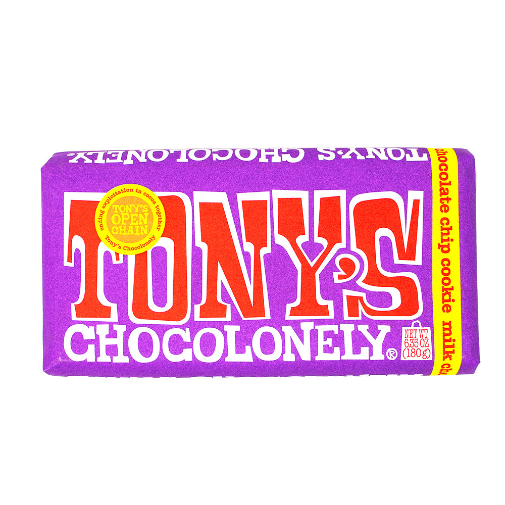 Tony Chip Tony's Chocolonely Milk Chocolate Chip Cookie 180g - 15 Pack ...