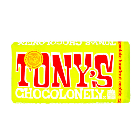 Tony's Chocolonely Milk Chocolate Hazelnut 180g - 15 Pack