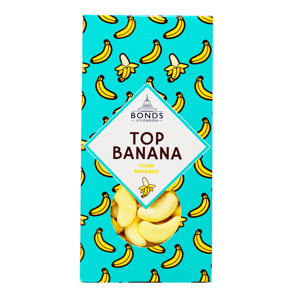 Bonds Gift Box Top Banana (UK) 140g - 12 Pack - British Candy - Gummy Candy - Candy Store