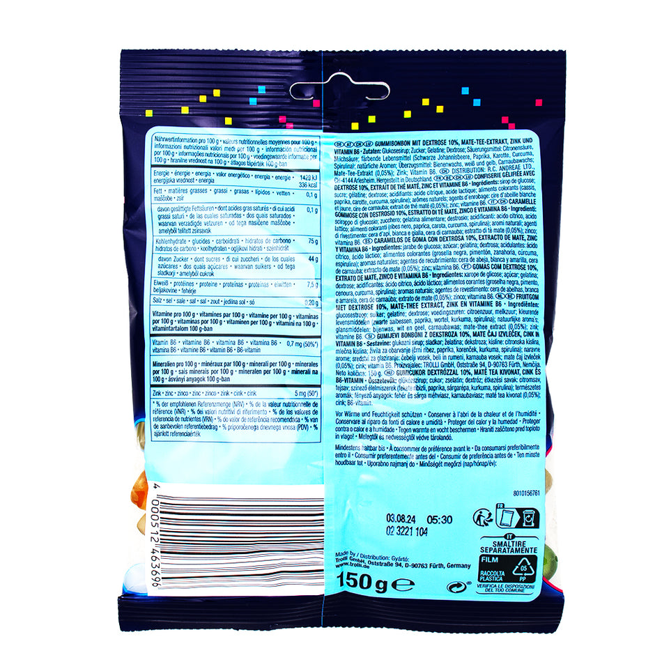 Trolli Bytes 150g - 28 Pack  Nutrition Facts Ingredients