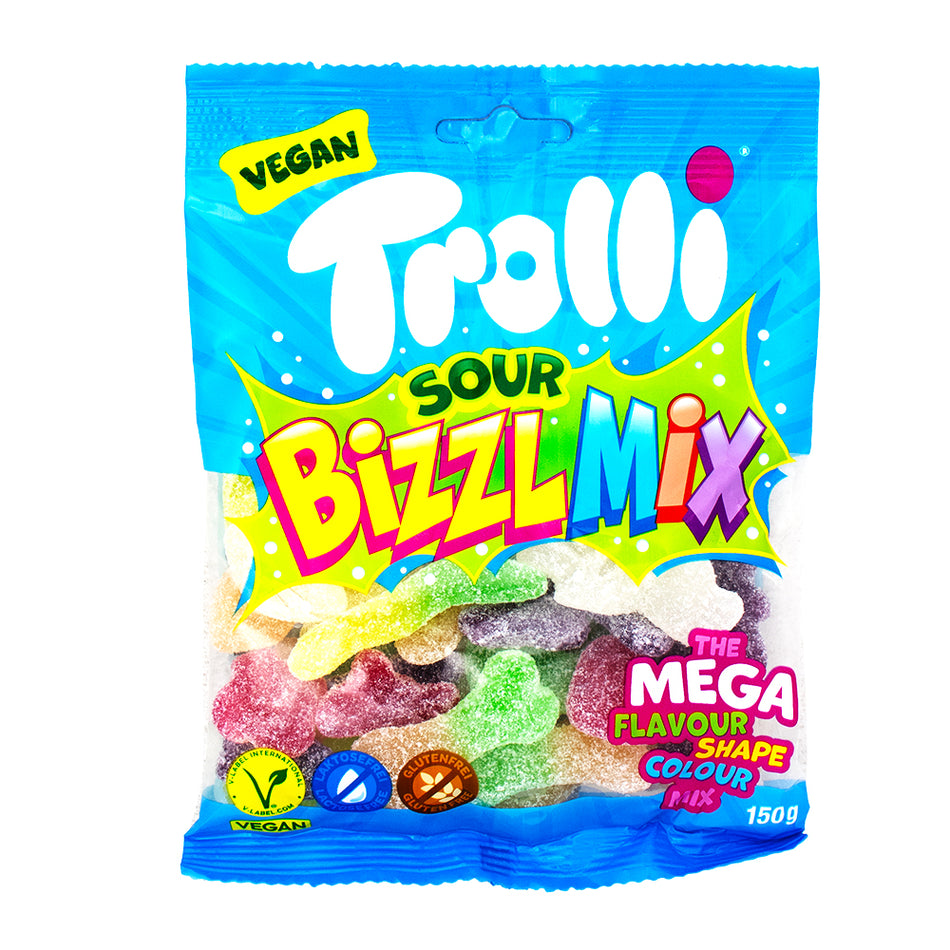 Trolli Sour Bizzl Mix 150g - 21 Pack