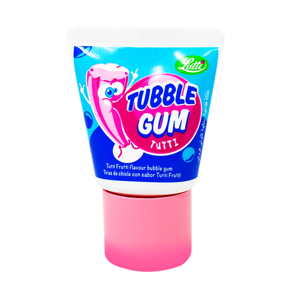 Lutti Tubble Tutti Frutti Squeeze Bubble Gum 35g - 18 Pack